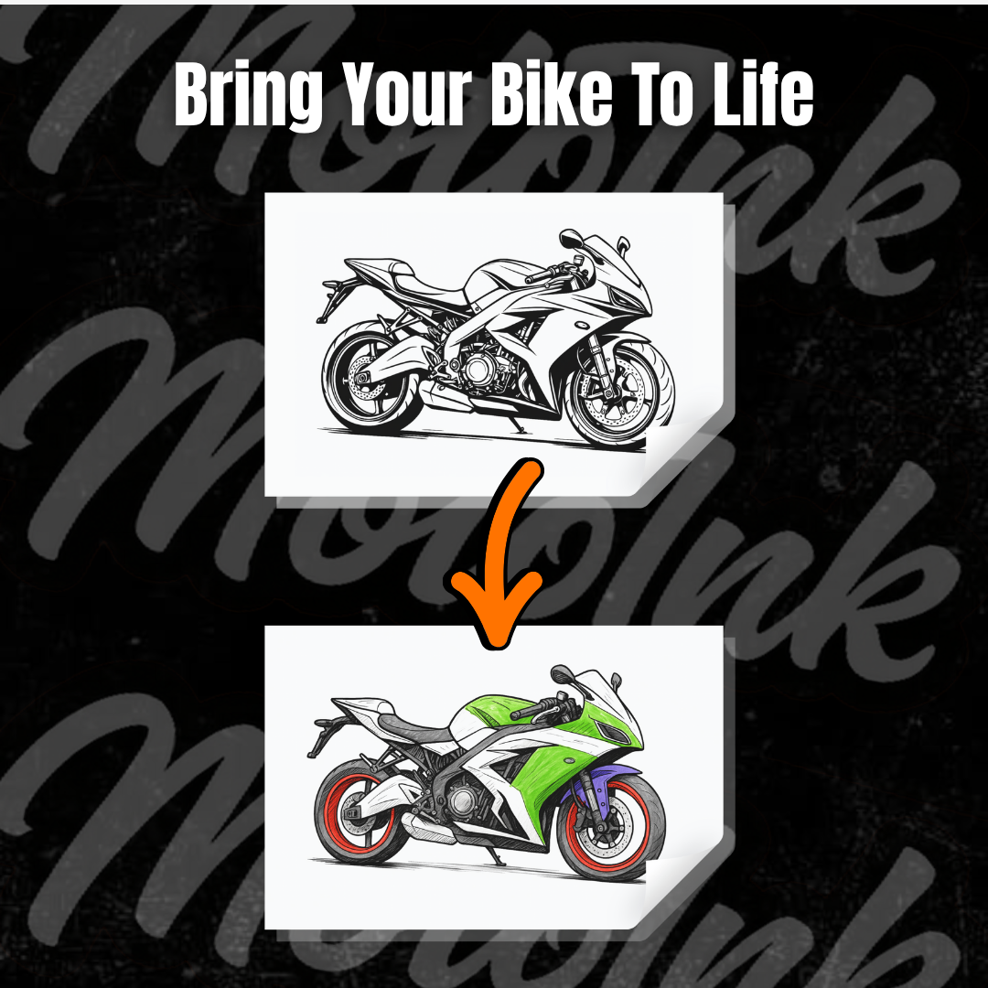 SportBikes Coloring Book