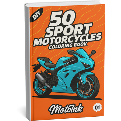 SportBikes Coloring Book
