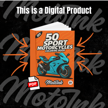 SportBikes Coloring Book